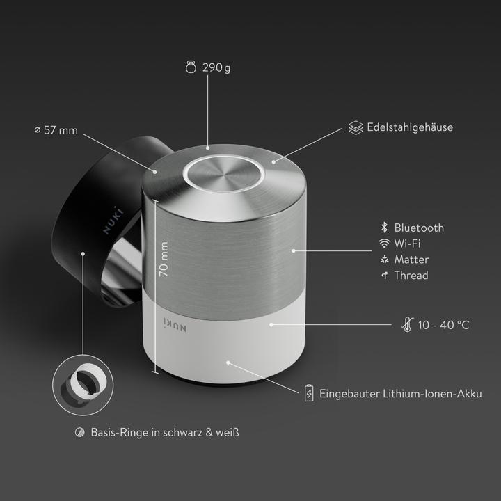 Immagine prodotto Nuki Smart Lock Pro EU- Cilindro (5a generazione) (Smartphone)