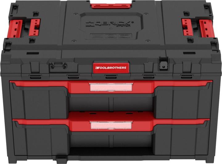 Image du produit Tool Brothers Toolbrothers RHINO XXL Drawer 2 ECO Boîte à outils 587 x 380 x 340 mm 29 l avec deux tiroirs