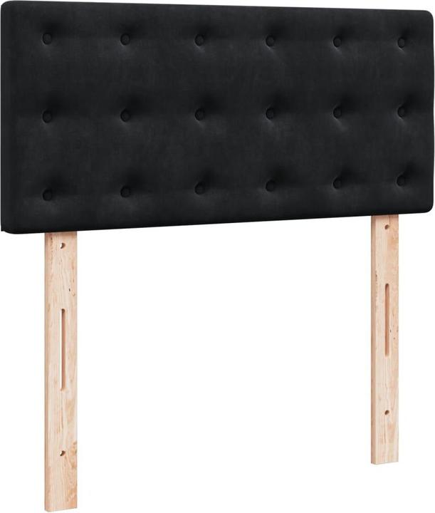 Image du produit VidaXL Bo x lit de saut avec matelas 90 x 190 cm velours (90 x 190 cm, 90 x 190 cm)