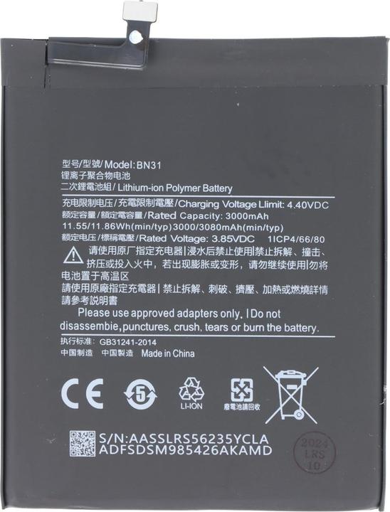 Image du produit AccuCell Batterie Xiaomi Redmi Note 5A, Redmi S2