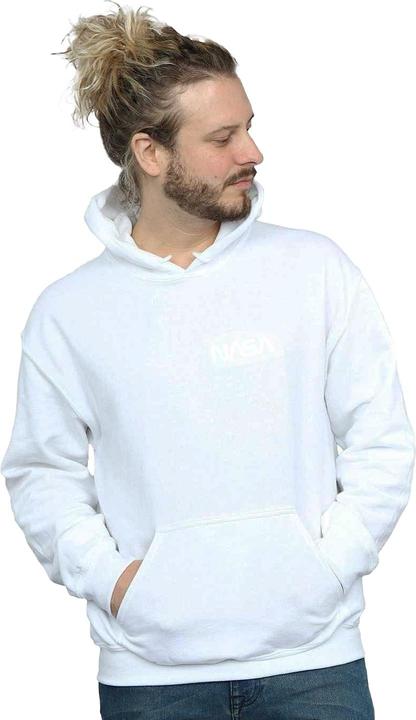 Immagine prodotto Nasa Modern Logo Chest Felpa con Cappuccio Uomo (XXL)