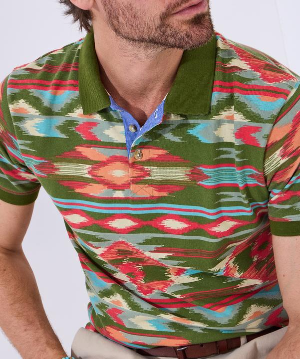 Produktbild Joe Browns Vibrant Aztec Print Polo Shirt (XL)