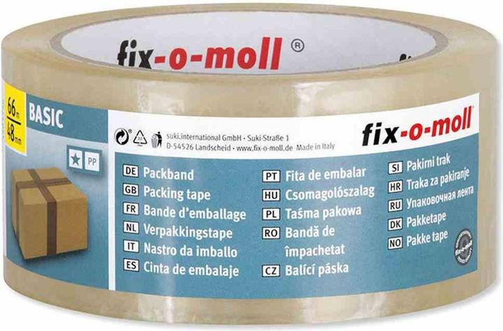 Fix-o-moll Packband transparent 66 m (48 mm)