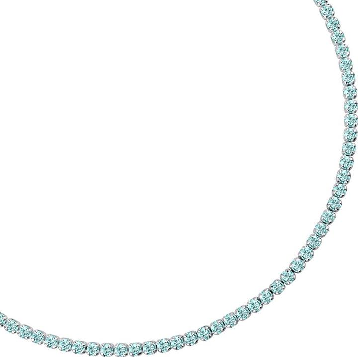 Immagine prodotto La Petite Story Bracciale tennis in argento con zirconi azzurri Argento LPS05AWV35 (16 cm, Argento 925)