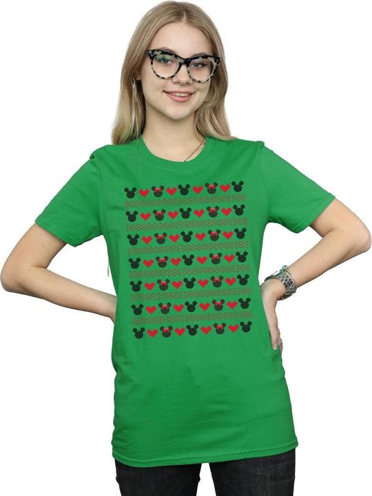 Produktbild Disney Mickey And Minnie Christmas Hearts TShirt (L)