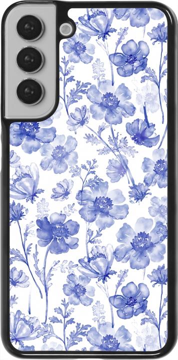 Immagine prodotto PhoneLook Copertina Primavera 23 fiori blu acquerello (Samsung Galaxy S22+)