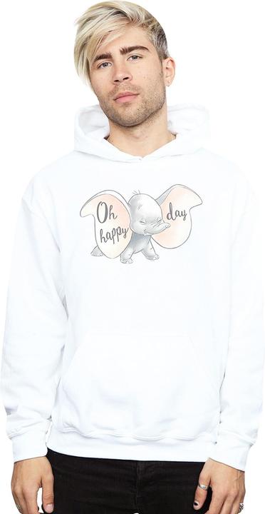 Actual product image Disney Mens Dumbo Happy Day Hoodie (S)