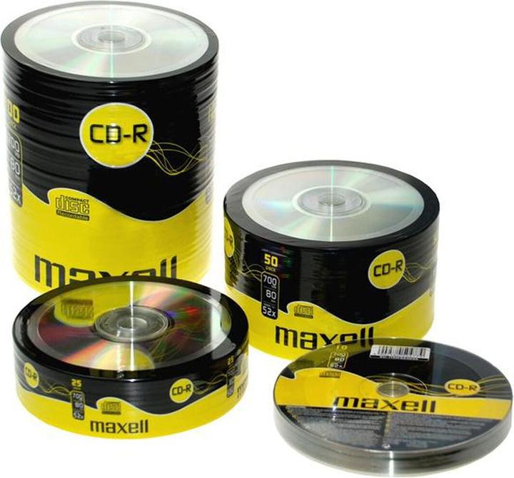 Produktbild Maxell CD-R 80min 700MB Spindel 50pk 50 Stück(e) (50 x)