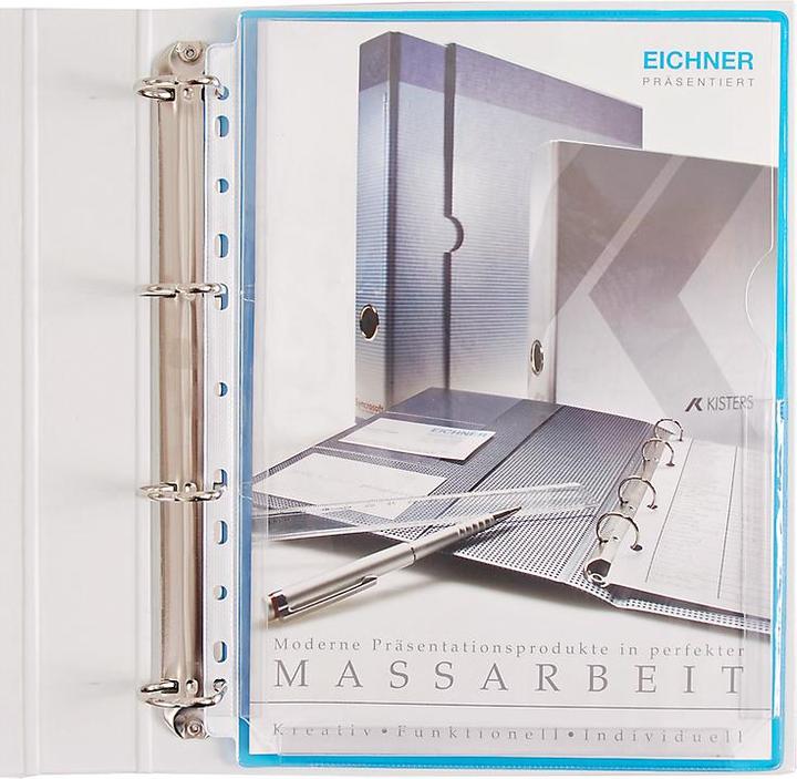 Actual product image Eichner 10 document envelope expandable pocket transparent (A4, 10 x)