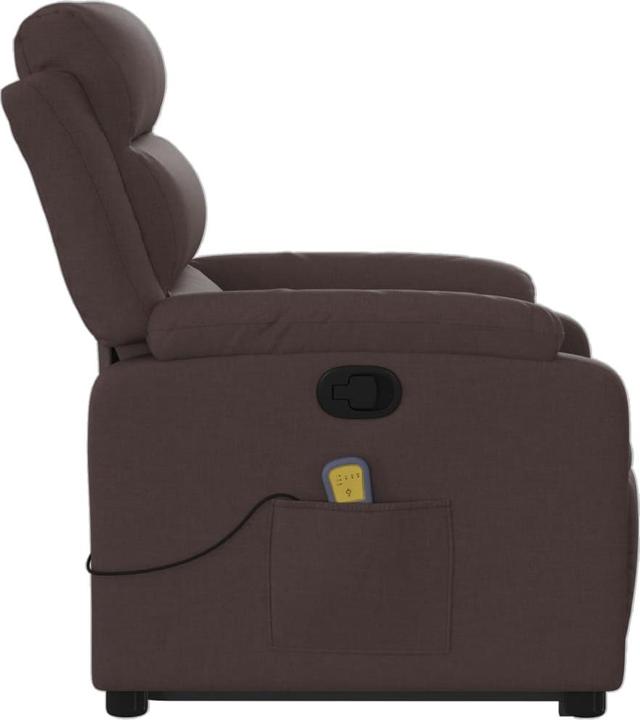 Actual product image VidaXL Massage chair with stand-up aid fabric