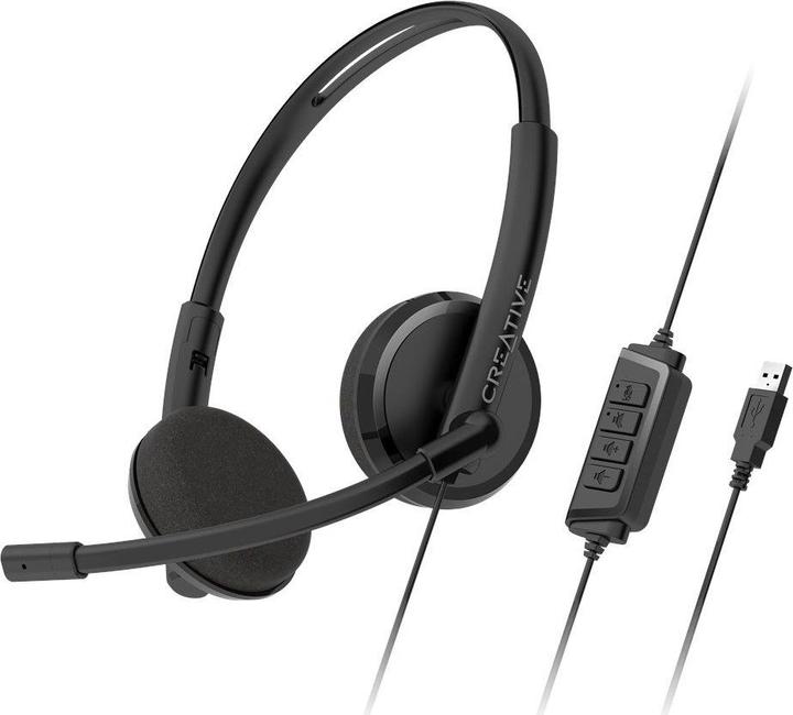 Creative Labs SYS,HEADSET HS-220 BK WW (Filaire, USB Type-B)