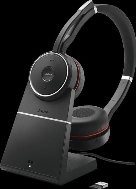 Produktbild Jabra Evolve 75 UC Duo + Ladestation (Kabellos, USB-A)