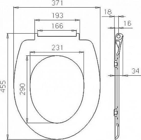 Immagine prodotto Woltu WC-Sitz Rose