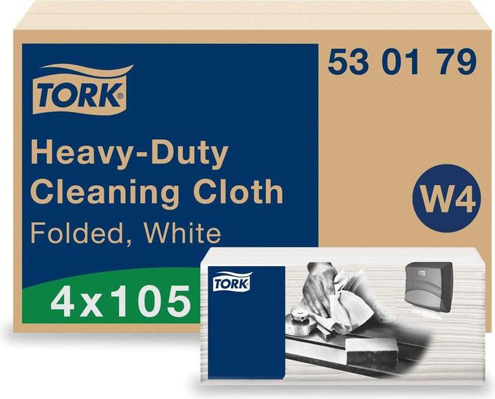 Image du produit Tork Chiffon de nettoyage 530179 L238xl338ca. mm blanc 1 épaisseur, non gaufré (1 x)