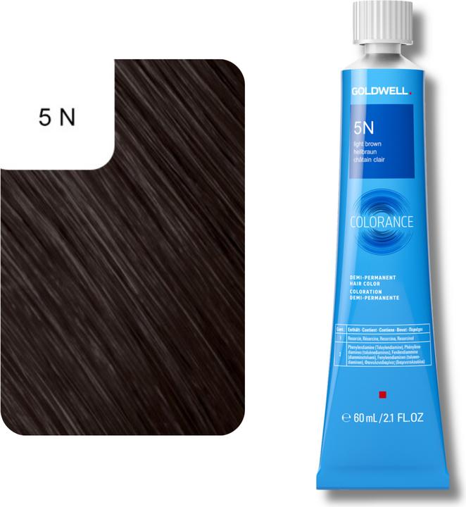 Actual product image Goldwell Colorance Tube Demi-Permanente (5N light brown)