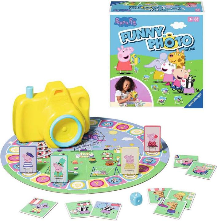 Actual product image Ravensburger Peppa Pig Funny Photo Game,d/f/i (German, French, Spanish, Italian, Portuguese, Icelandic, English)