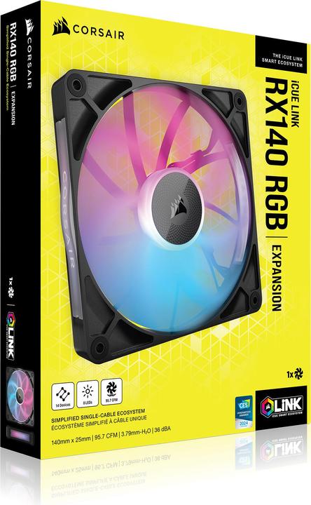 Produktbild Corsair iCUE LINK RX140 (140 mm, 1 x)