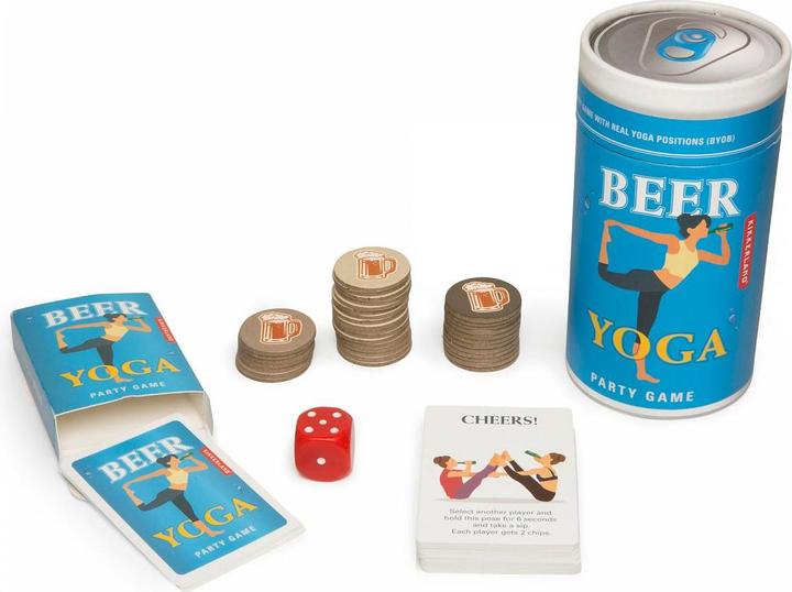Image du produit Kikkerland Beer Yoga (Anglais)