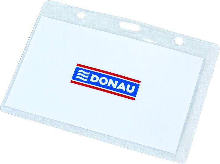 Donau Namensschildhalter, soft, top-opening, klar