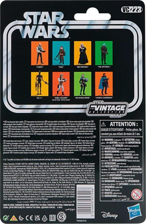 Image du produit Hasbro The Vintage Collection Lobot, figurine de 9,5 cm pour Star Wars : L'Empire contre-attaque