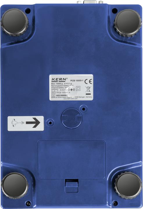 Actual product image kaiserkraft IoT-Line compact laboratory scales, weighing plate 130 x 130 mm, weighing range