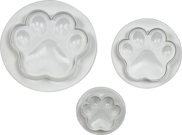 Actual product image PME Cookie cutter - Paw (3pcs.)