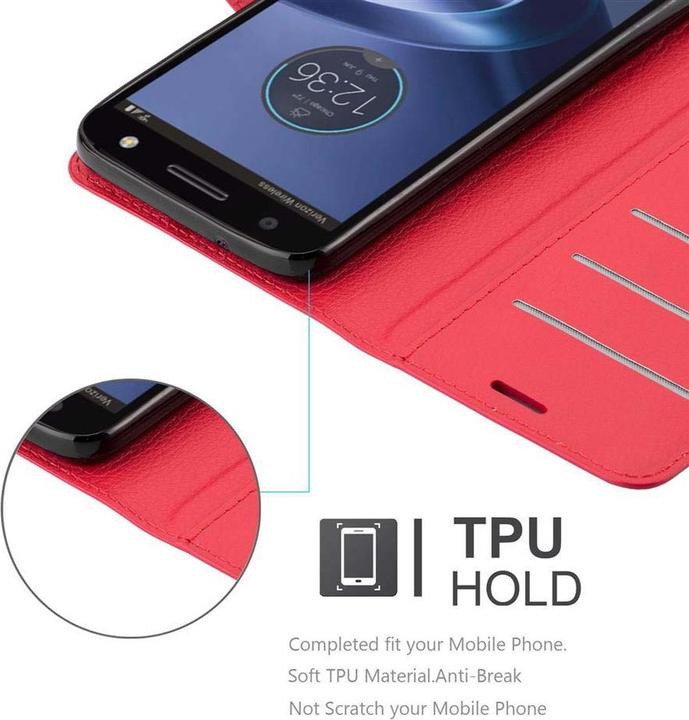 Produktbild Cadorabo Book mit Standfunktion Cover (Motorola Moto Z Force)