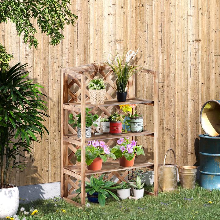 Image du produit Outsunny Escalier floral à 3 étages