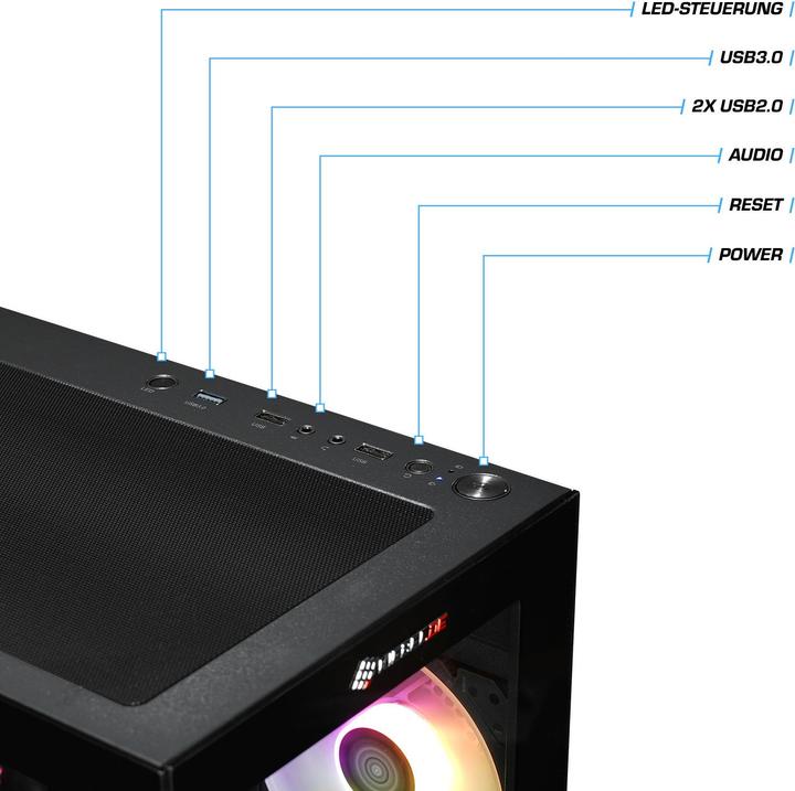 Produktbild Kiebel Booster V (AMD Ryzen 5 5500, 16 GB, 500 GB, GeForce RTX 3050)