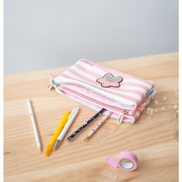 Actual product image Case Pusheen Pink/White, 21.5 x 12 cm