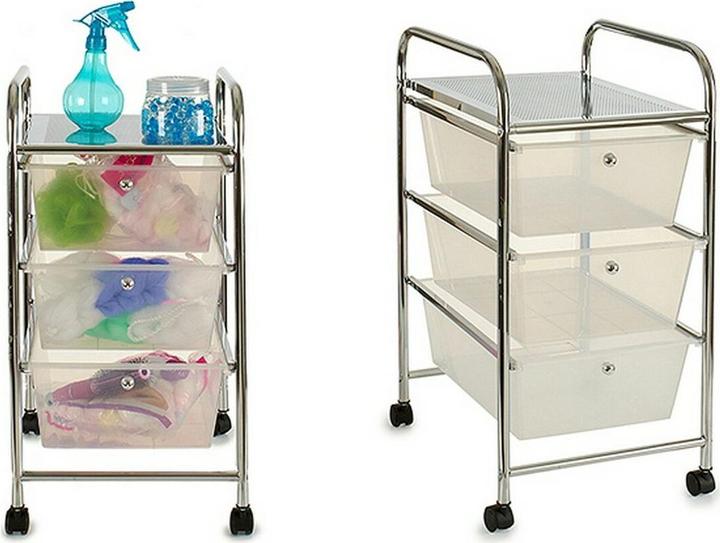 Produktbild Berilo Rollcontainer Durchsichtig (37 x 61 x 32 cm)
