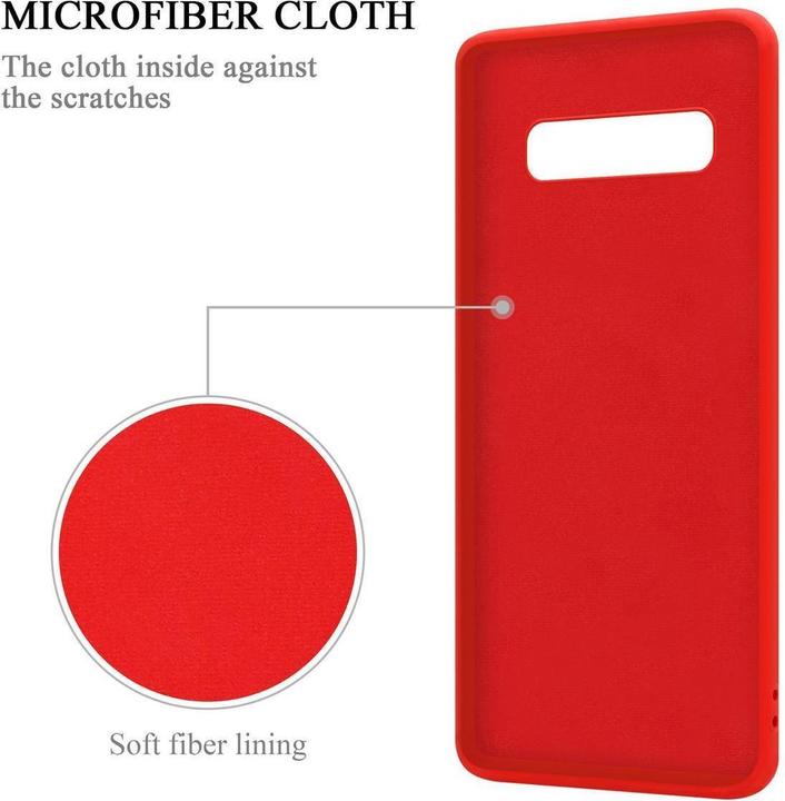 Image du produit Cadorabo TPU Liquid Ring Silicone Case Cover (Samsung Galaxy S10+)