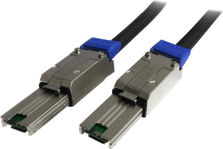 Actual product image StarTech SAS cable external SFF-8088 to SFF-8088 Mini SAS cable (26pin) 2m connection cable - 2 x SFF-8088