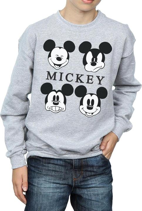 Actual product image Disney Boys Mickey Mouse Four Heads Sweatshirt (152, 158)