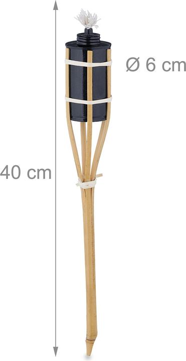 Immagine prodotto Relaxdays 10x Torcia da giardino