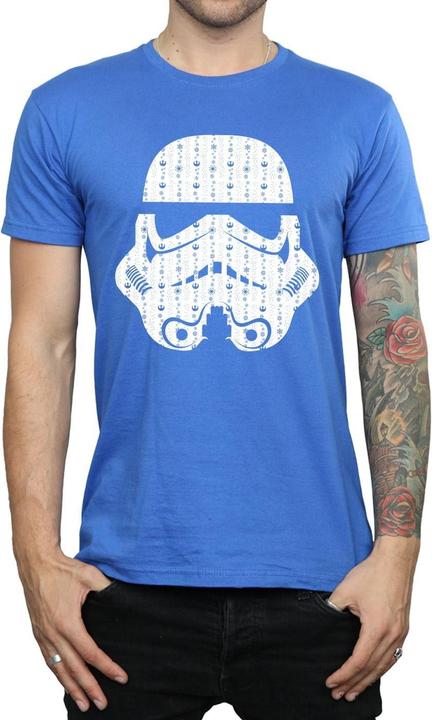 Produktbild Star Wars Christmas Stormtrooper Helmet TShirt (M)