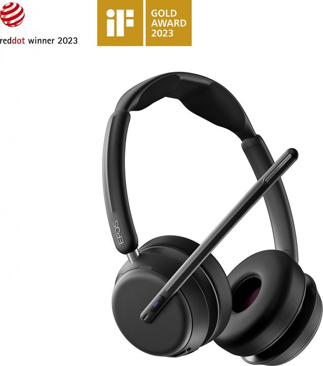 Produktbild EPOS IMPACT 1061 Stereo Bluetooth Headset inkl. kontaktlose Ladestation (Charging Stand) (Kabellos, USB-C)