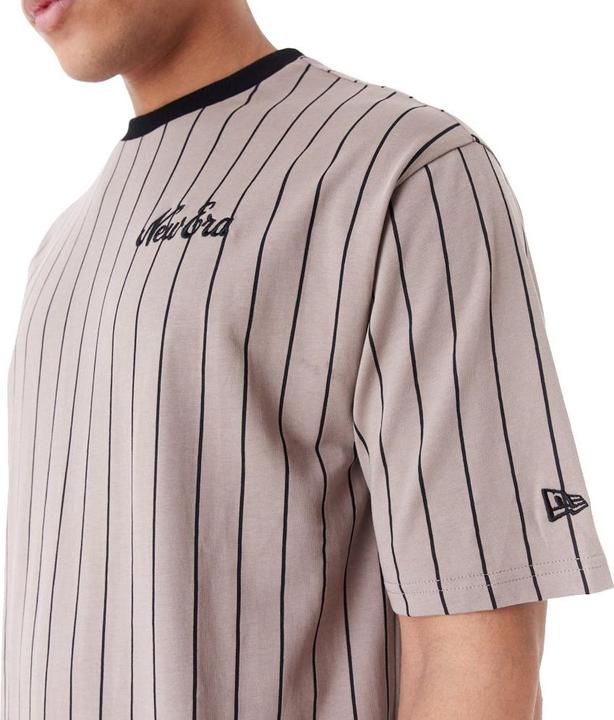 Produktbild New Era Oversized Shirt - PINSTRIPE ash brown - XL (XL)