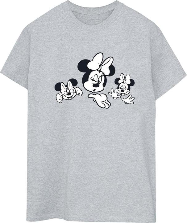 Immagine prodotto Disney Minnie Mouse Three Faces Maglietta Ampia Donna (L)