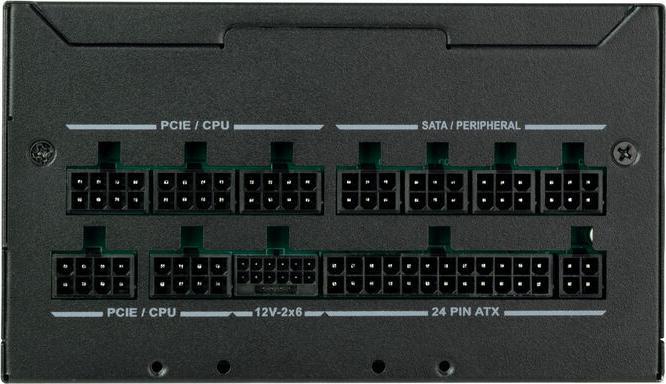 Actual product image Silverstone SST-HA850R-PMA - Cybenetics Platinum 850W ATX 3.0 + PCIe 5.0 fully modular ATX PSU (850 W)