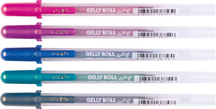 Actual product image Sakura Roller Gelly Shadow (Gold + Outline, 5 x)