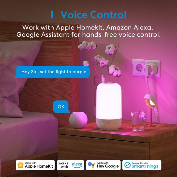 Actual product image Meross Smart night light