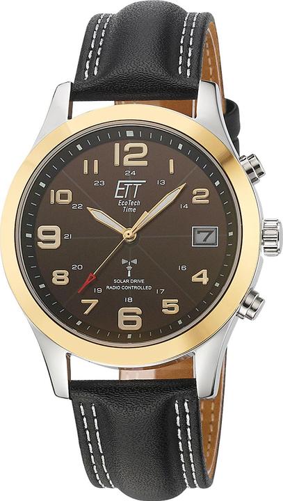 Produktbild ETT EGS-11487-22L Solar Drive Funkuhr Gobi Herrenuhr 41mm 5ATM (Funkuhr, 41 mm)