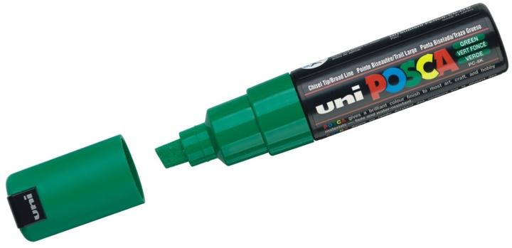 Actual product image Posca Marker PC-8K wedge tip (Green, 8 mm, 1 x)
