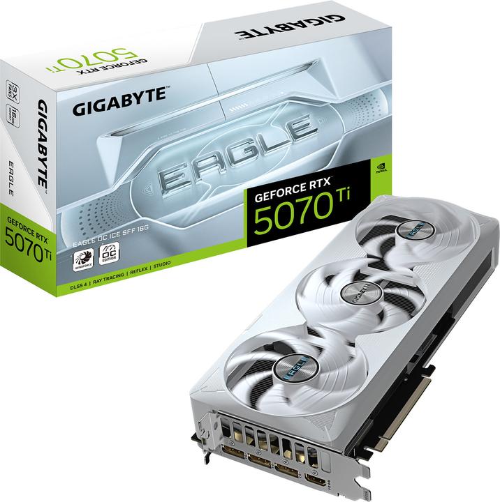 Actual product image Gigabyte GeForce RTX 5070 Ti Eagle OC ICE SFF (16 GB)
