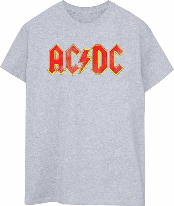 Actual product image AC/DC Mens Distressed Logo T-Shirt (S)