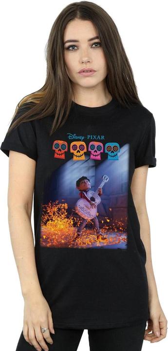 Immagine prodotto Disney Coco Miguel Playing Guitar Maglietta Ampia Donna (XXL)