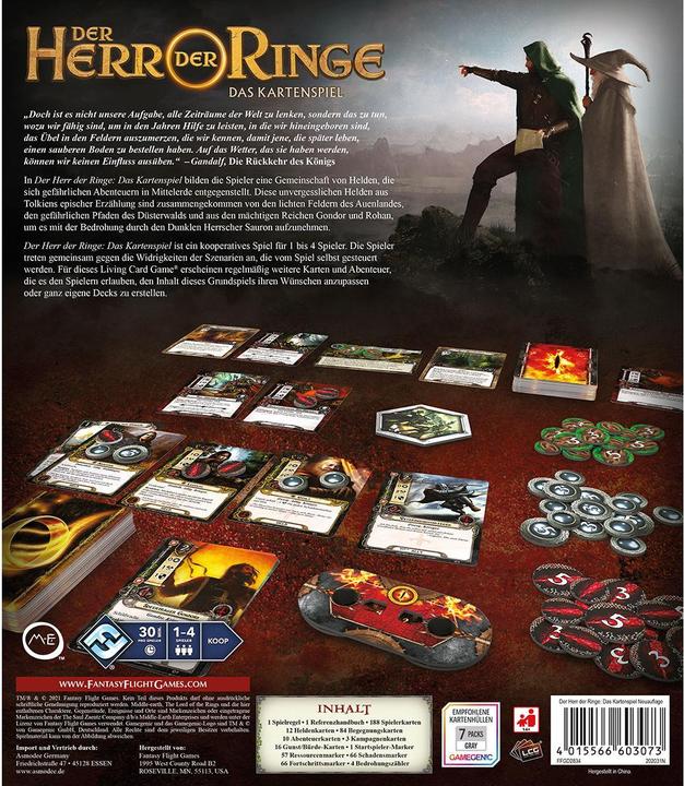 Produktbild Asmodée FFGD2834 - Herr der Ringe LCG: Das Kartenspiel (Neuauflage), für 1-4 Spieler ab 13 Jahren (Deutsch)