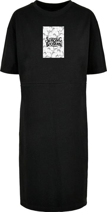 Produktbild Merchcode Ladies Frida Kahlo - Strong women 1 Organic Oversized Slit Tee Dress - 117825 (4XL)