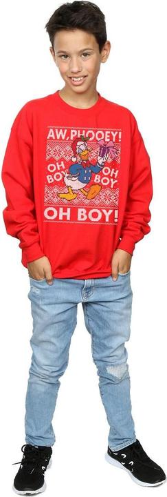 Immagine prodotto Disney Donald Duck Christmas Fair Isle Felpa Ragazzi (152, 158)